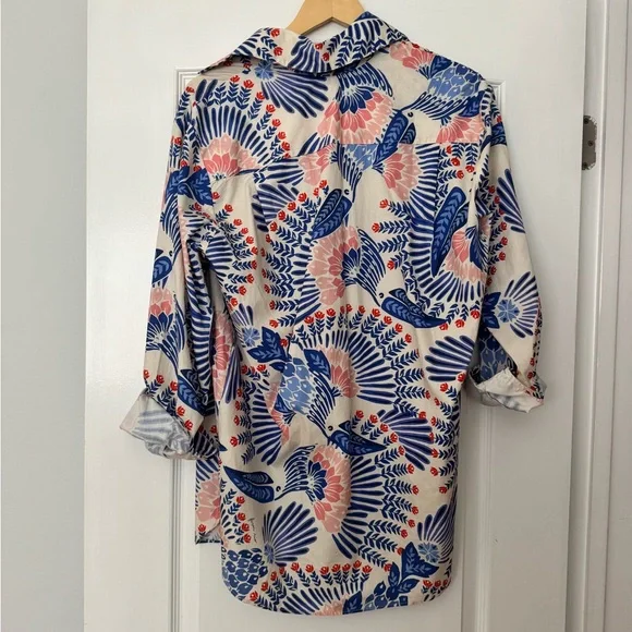 Farm Rio Patterned Button-Up Shirt - Picture 3 of 3